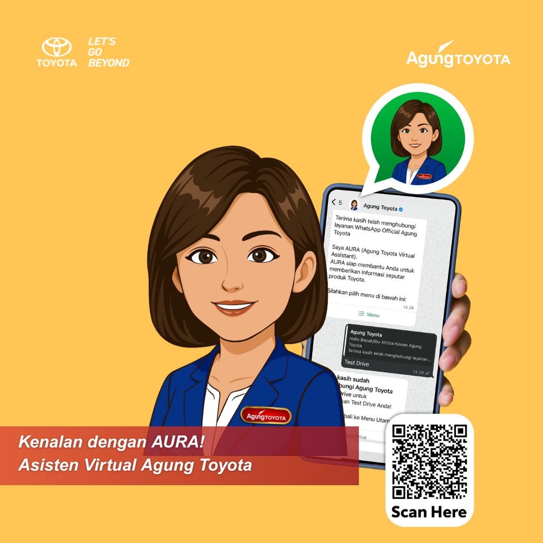 Kenalan dengan AURA! Asisten Virtual Agung Toyota untuk Layanan yang Lebih Mudah dan Cepat